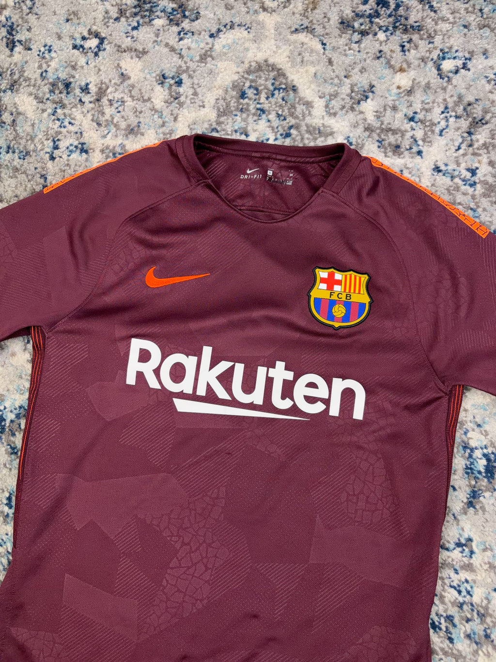 2017 FC Barcelona Nike Third Soccer Jersey Size Small