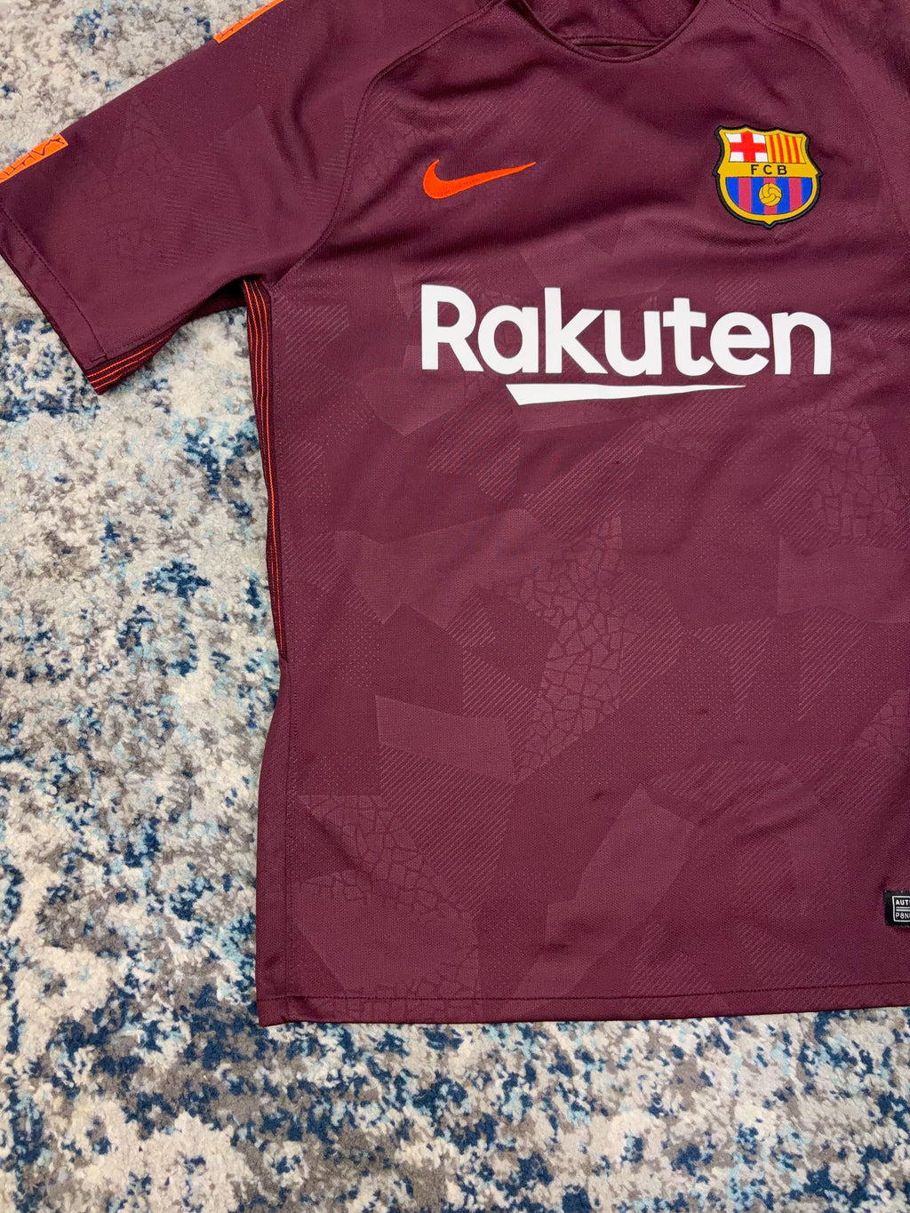 2017 FC Barcelona Nike Third Soccer Jersey Size Small