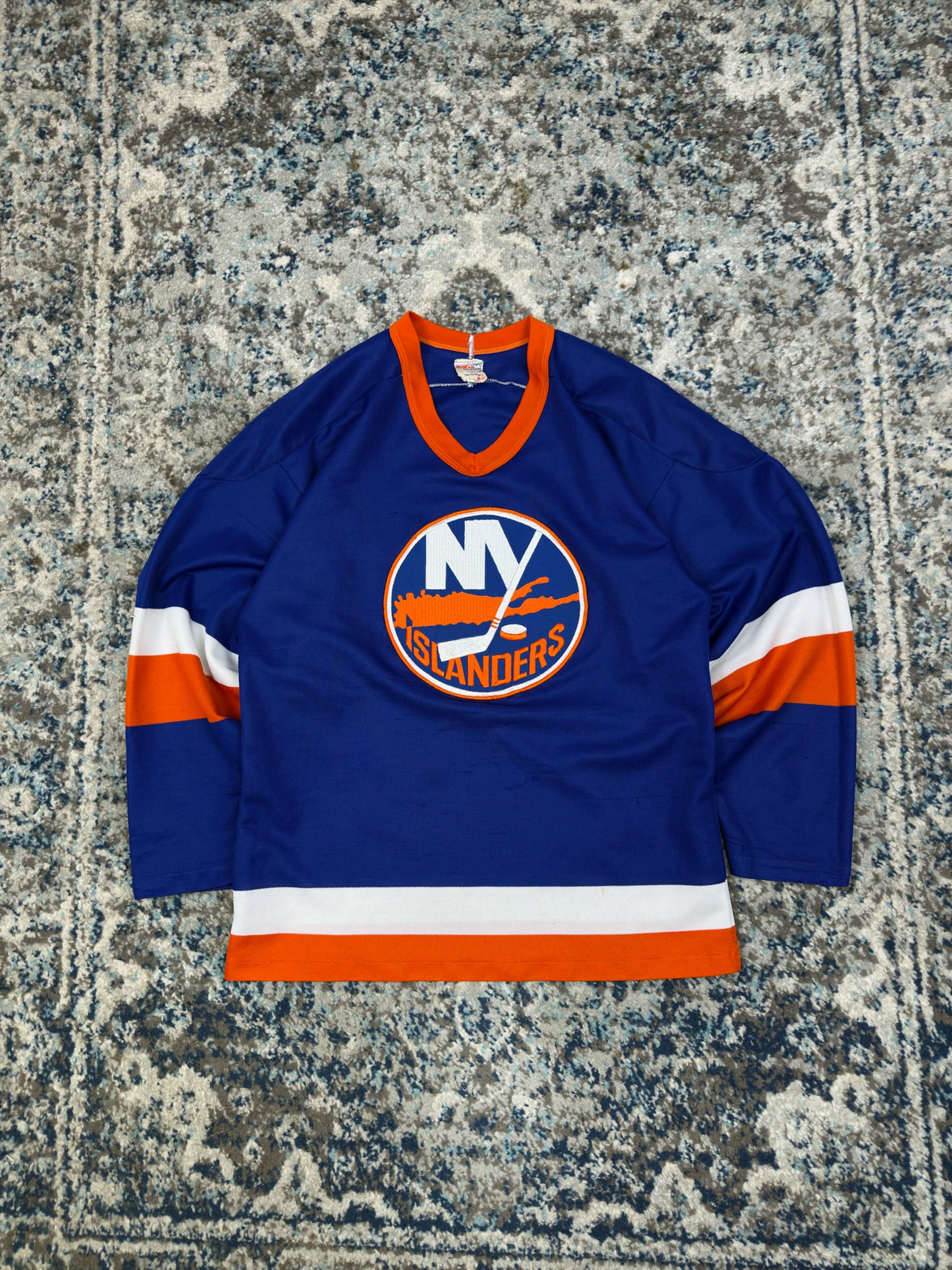 Vintage 90s New York Islanders CCM Maska Hockey Jersey Size Medium