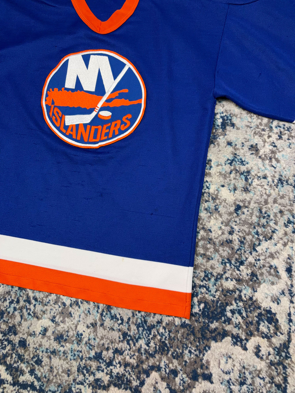Vintage 90s New York Islanders CCM Maska Hockey Jersey Size Medium