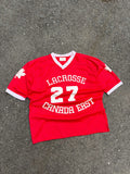 Vintage 80s/90s Canada East #27 Mesh Lacrosse Jersey Size Medium
