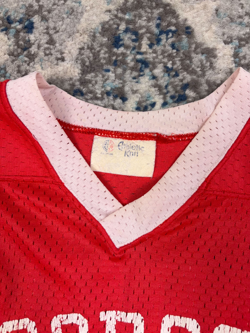 Vintage 80s/90s Canada East #27 Mesh Lacrosse Jersey Size Medium