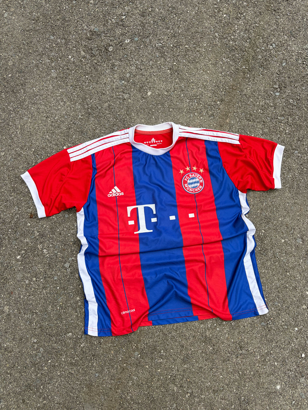 2014-15 Arjen Robben #10 Bayern Munich Home Adidas Soccer Jersey Size Medium