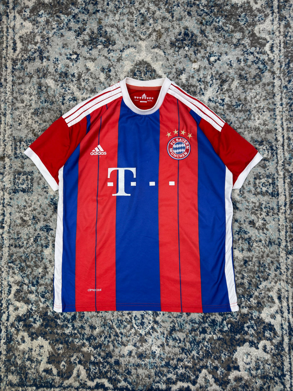 2014-15 Arjen Robben #10 Bayern Munich Home Adidas Soccer Jersey Size Medium
