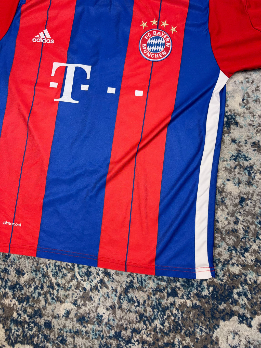 2014-15 Arjen Robben #10 Bayern Munich Home Adidas Soccer Jersey Size Medium