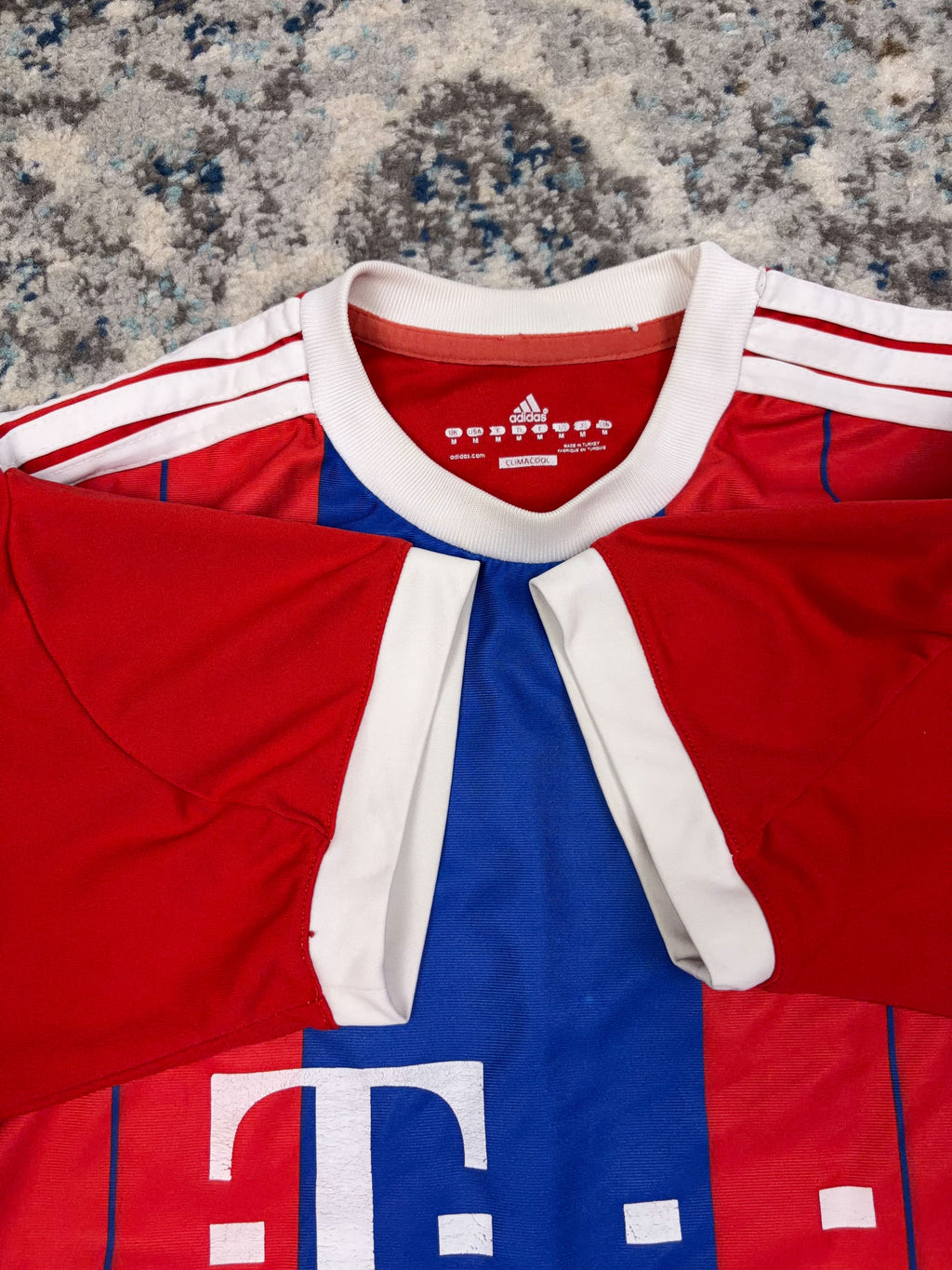 2014-15 Arjen Robben #10 Bayern Munich Home Adidas Soccer Jersey Size Medium