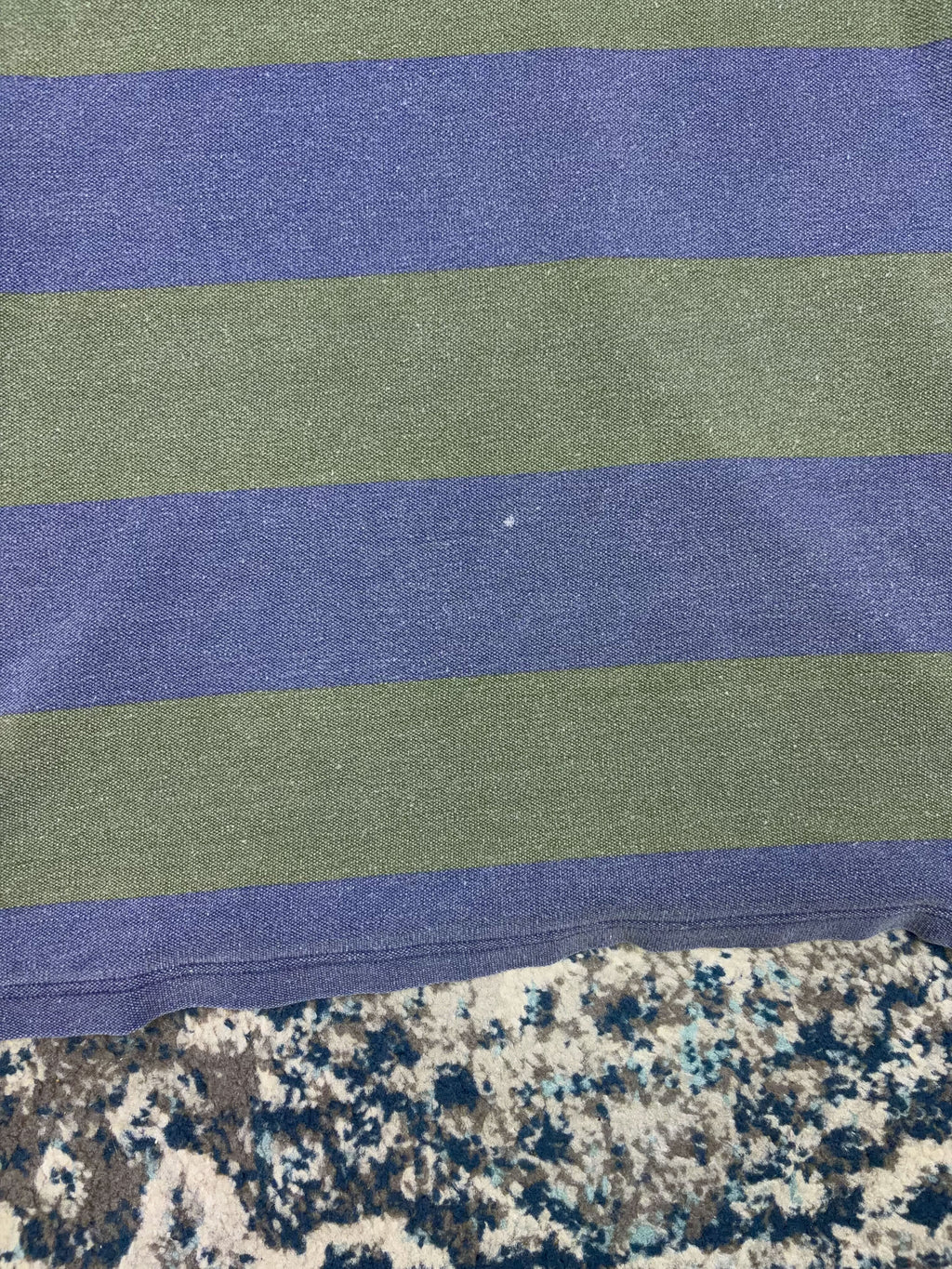 Vintage World Island Striped Single Pocket T-Shirt Size XL