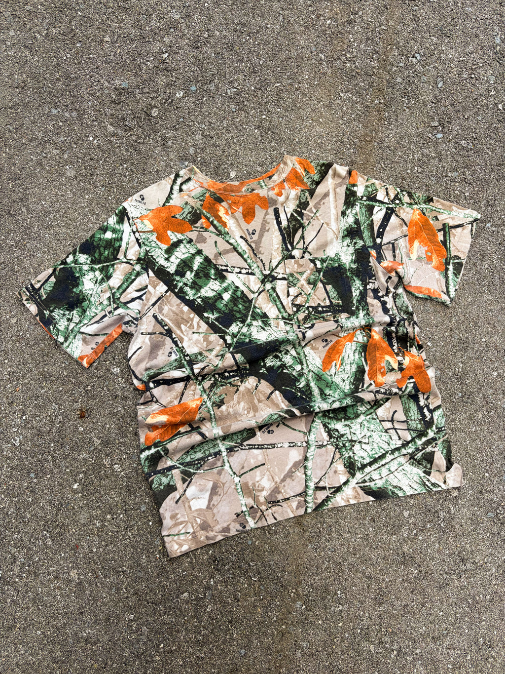 Vintage Outfitters Ridge Fusion 3-D Tree Camo Hunting T-Shirt Size Medium