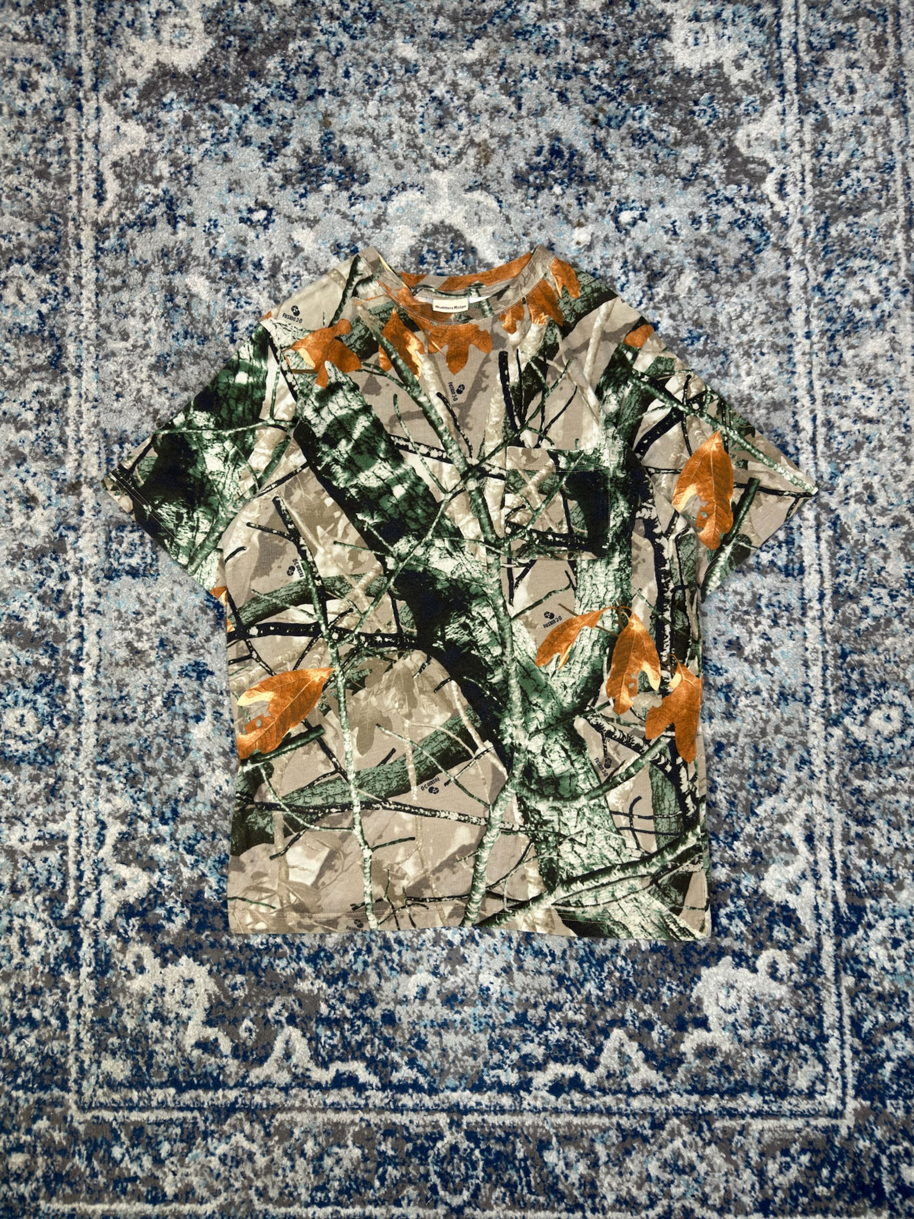 Vintage Outfitters Ridge Fusion 3-D Tree Camo Hunting T-Shirt Size Medium