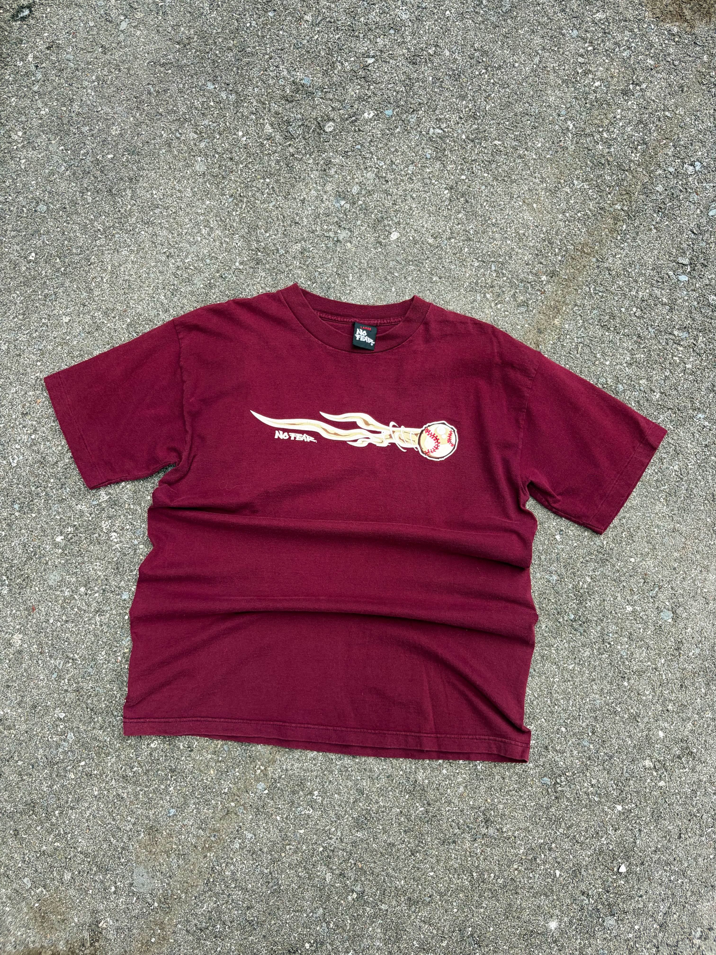 Vintage 1996 No Fear If You Can't Stand The Heat T-Shirt Size Large