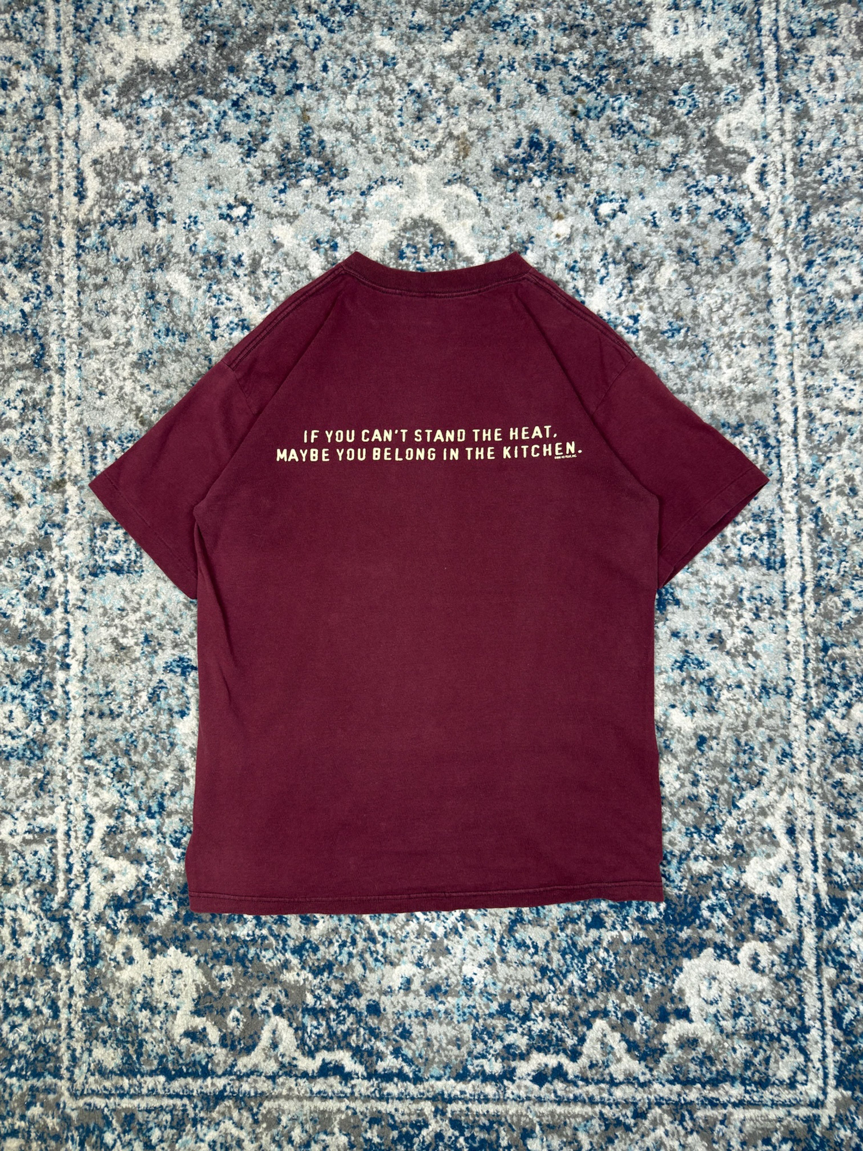 Vintage 1996 No Fear If You Can't Stand The Heat T-Shirt Size Large