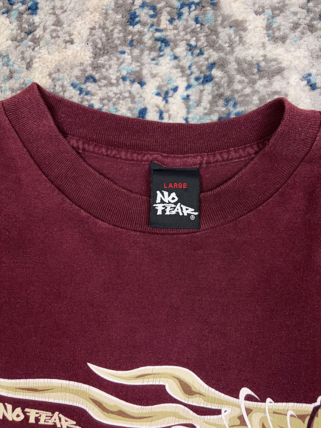 Vintage 1996 No Fear If You Can't Stand The Heat T-Shirt Size Large