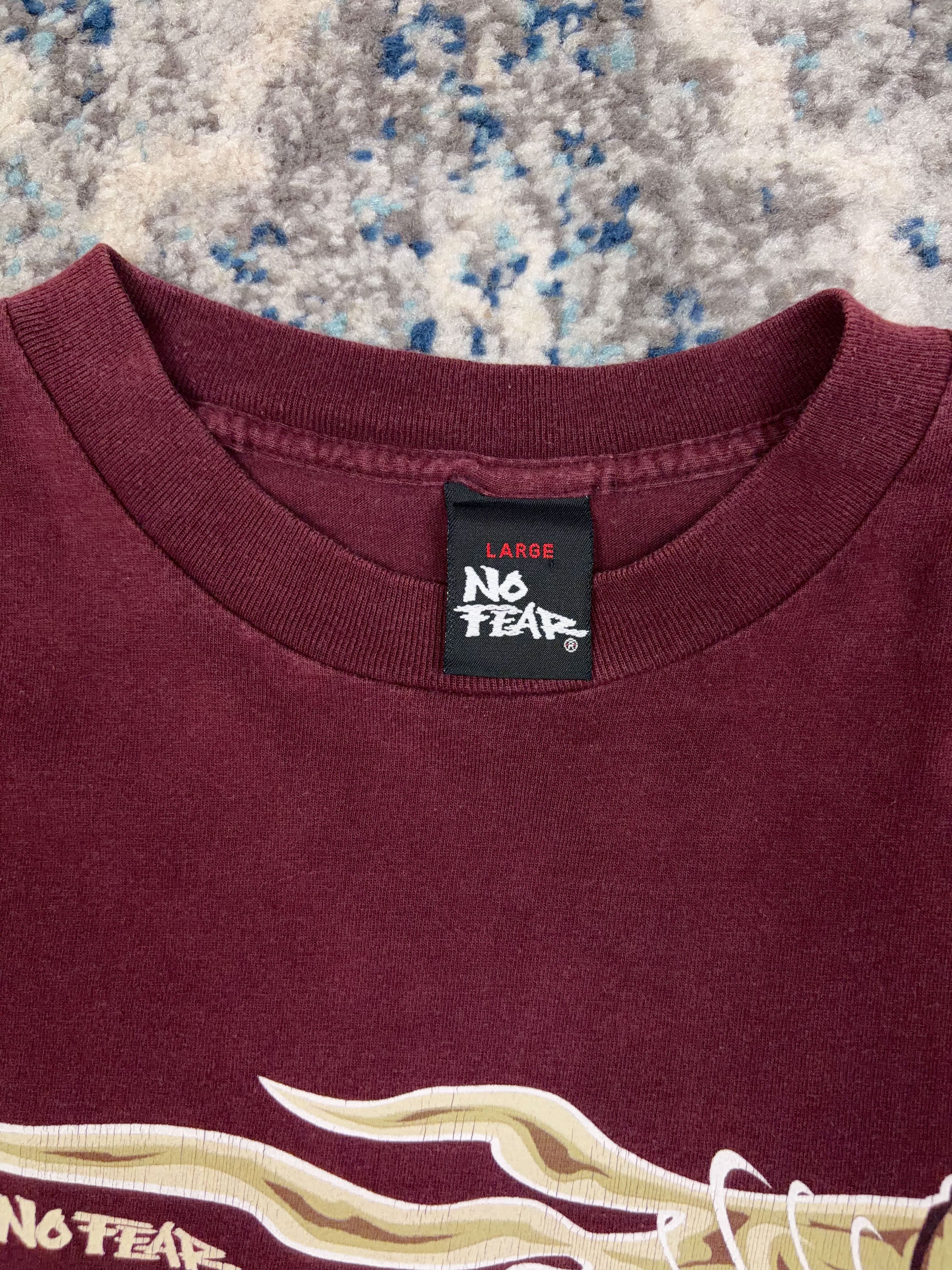 Vintage 1996 No Fear If You Can't Stand The Heat T-Shirt Size Large