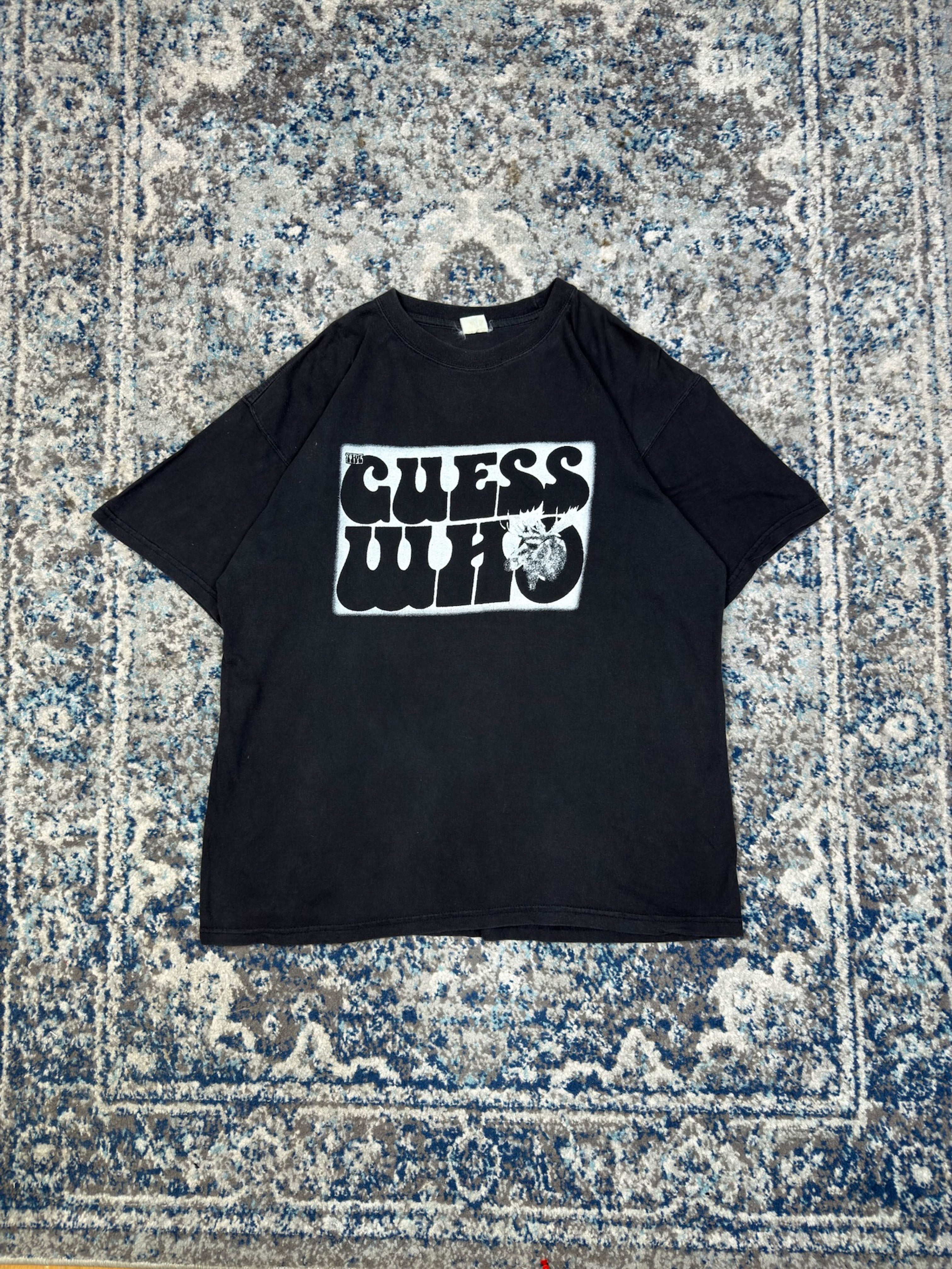 Vintage 2000 The Guess Who Runnin Bach Thru Canada Music Tour T-Shirt Size XL