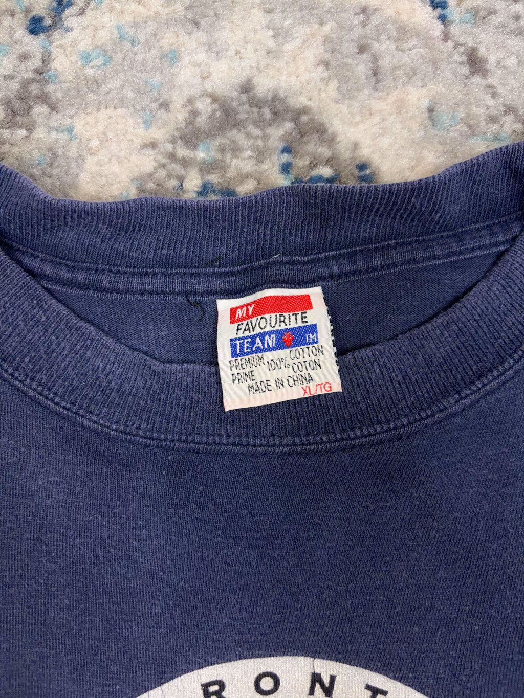 Vintage 1996 Toronto Argonauts CFL Script Spellout Graphic T-Shirt Size XL