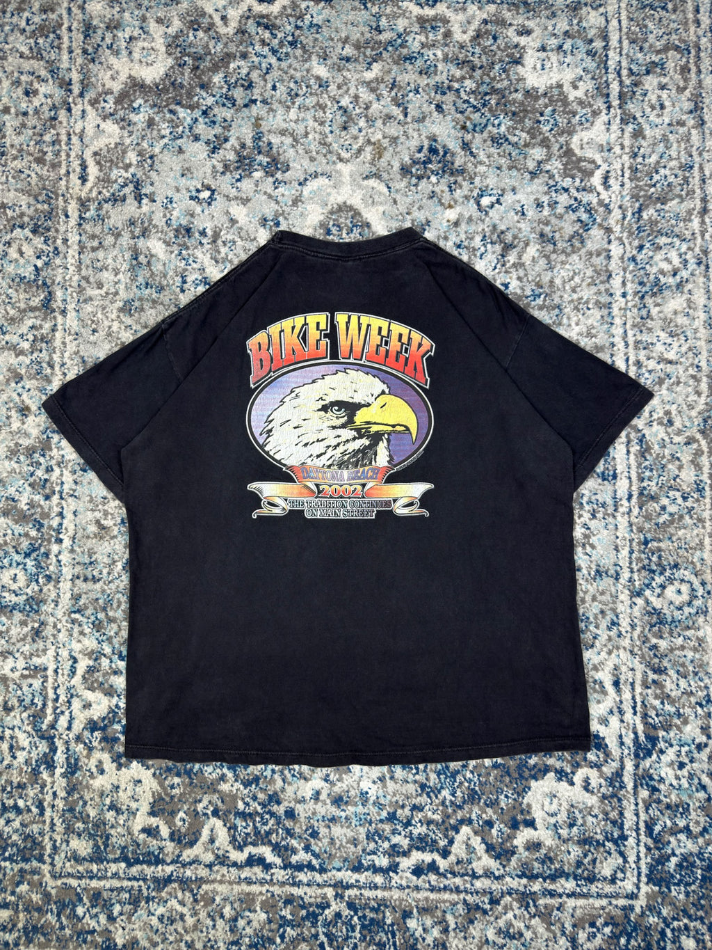 Vintage 2002 Harley Davidson Daytona Bike Week Eagle Graphic T-Shirt Size 2XL