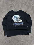 Vintage Dallas Cowboys NFL Helmet Graphic Long Sleeve Thermal T-Shirt Size 2XL