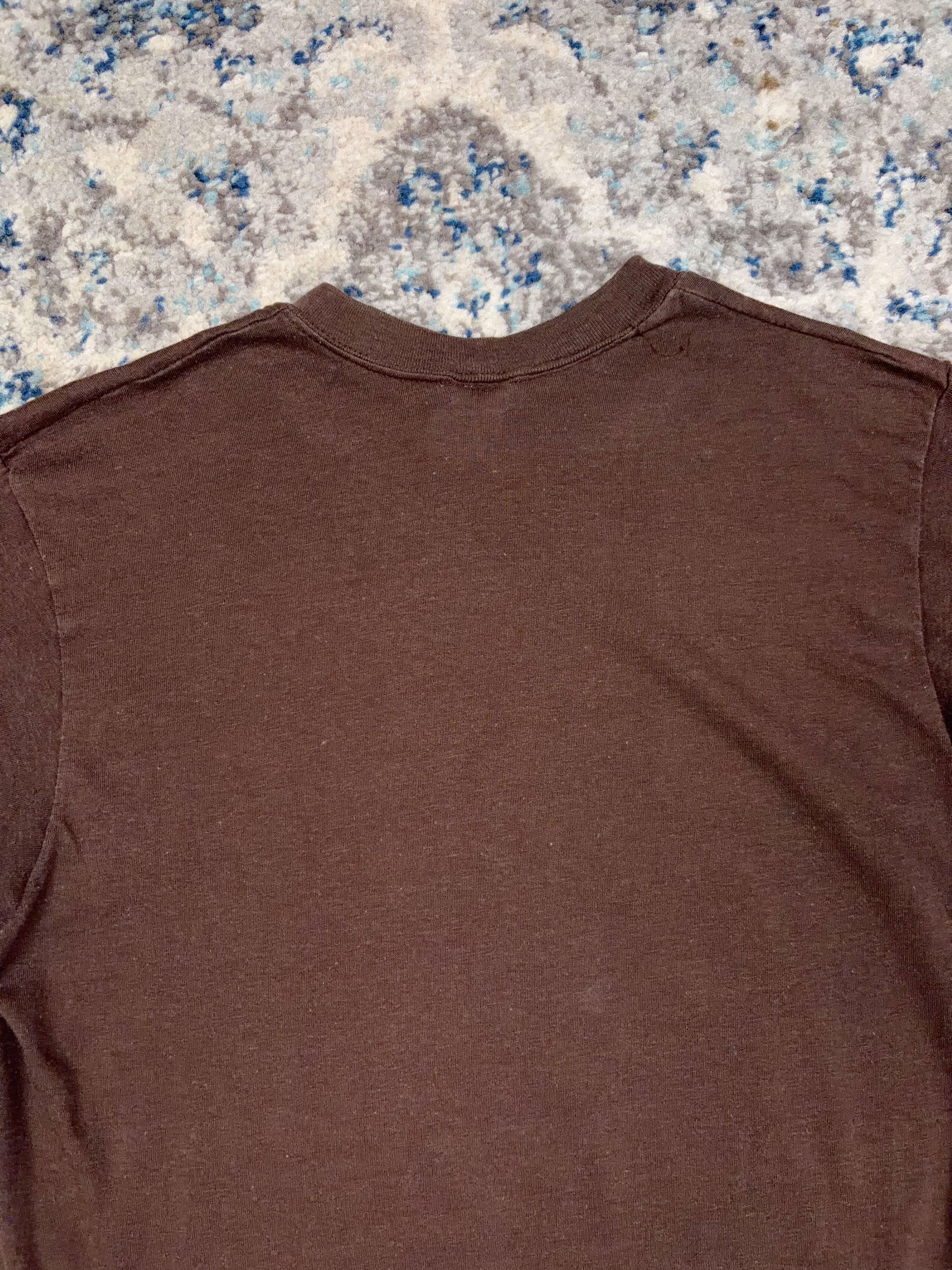 Vintage 1987 Cleveland Browns NFL Helmet Graphic Spellout T-Shirt Size Large