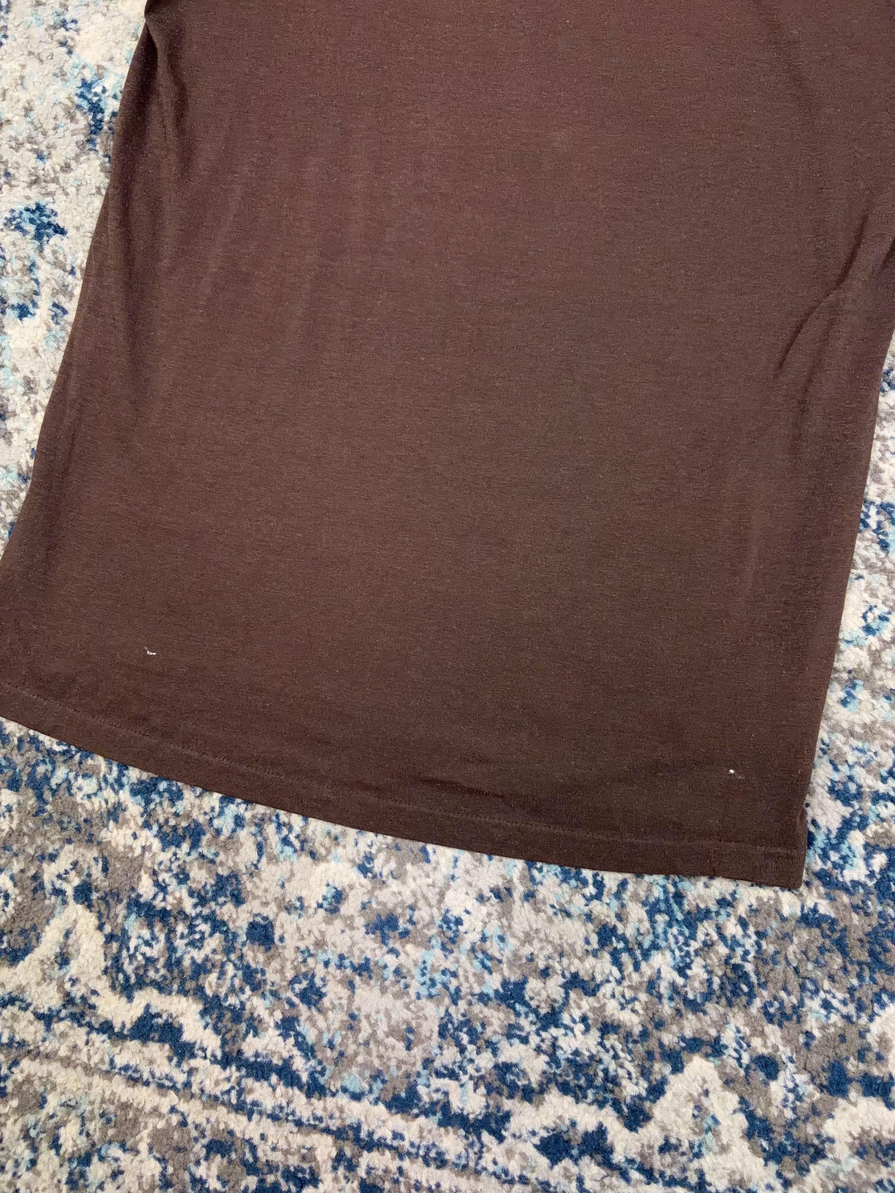 Vintage 1987 Cleveland Browns NFL Helmet Graphic Spellout T-Shirt Size Large
