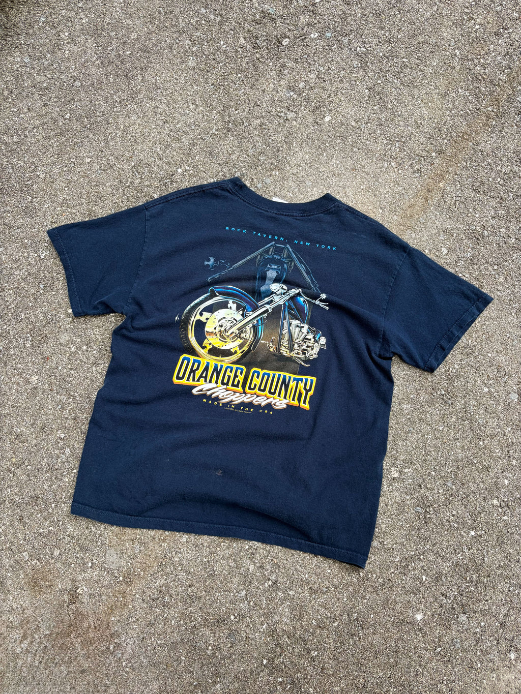 Vintage 2004 Orange County Choppers Made In The USA Graphic T-Shirt Size Large