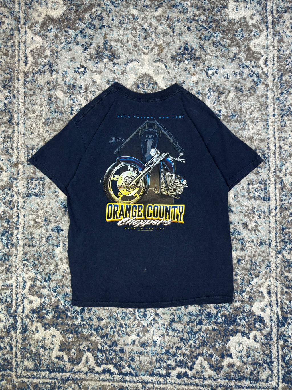 Vintage 2004 Orange County Choppers Made In The USA Graphic T-Shirt Size Large