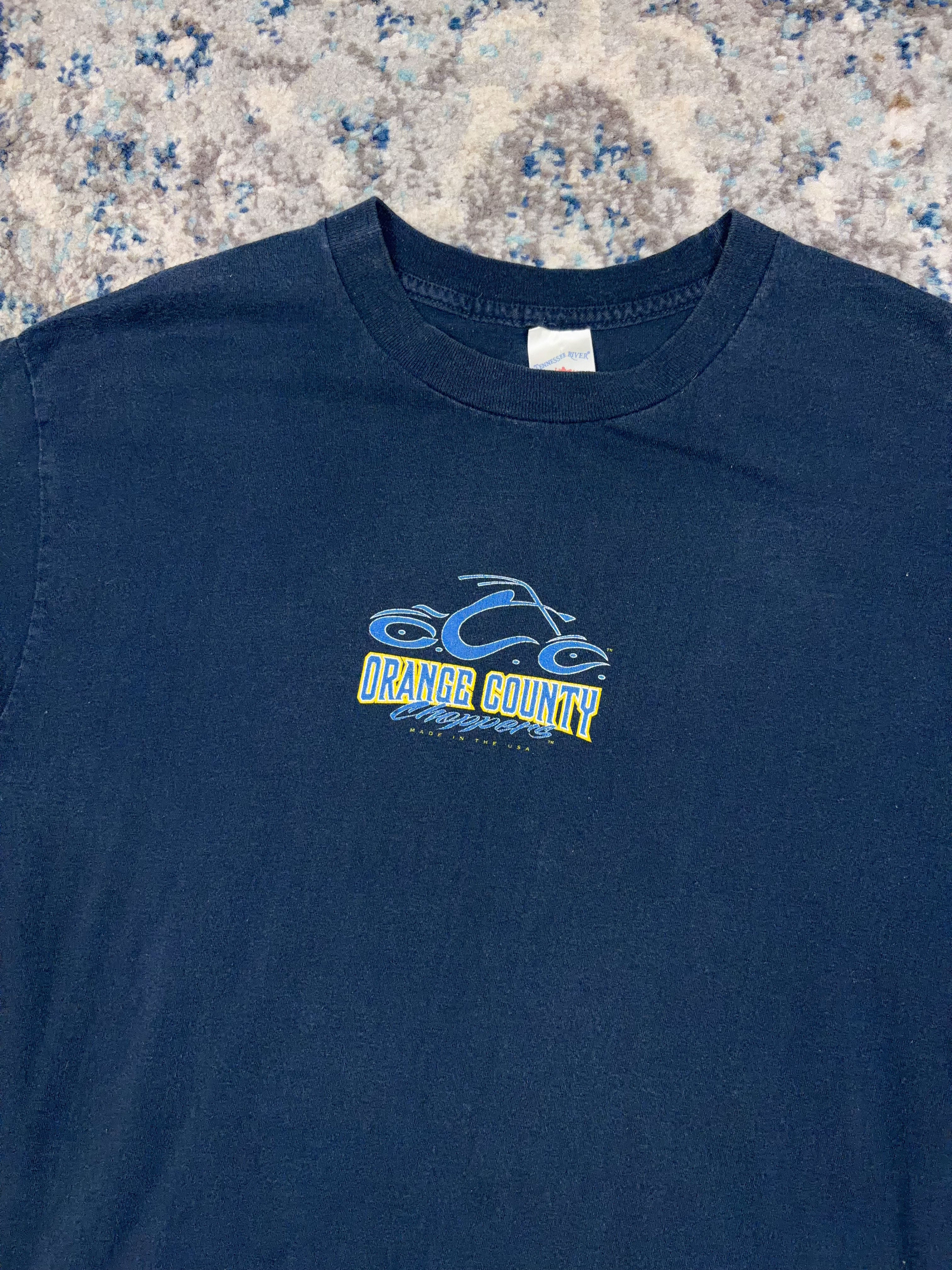 Vintage 2004 Orange County Choppers Made In The USA Graphic T-Shirt Size Large