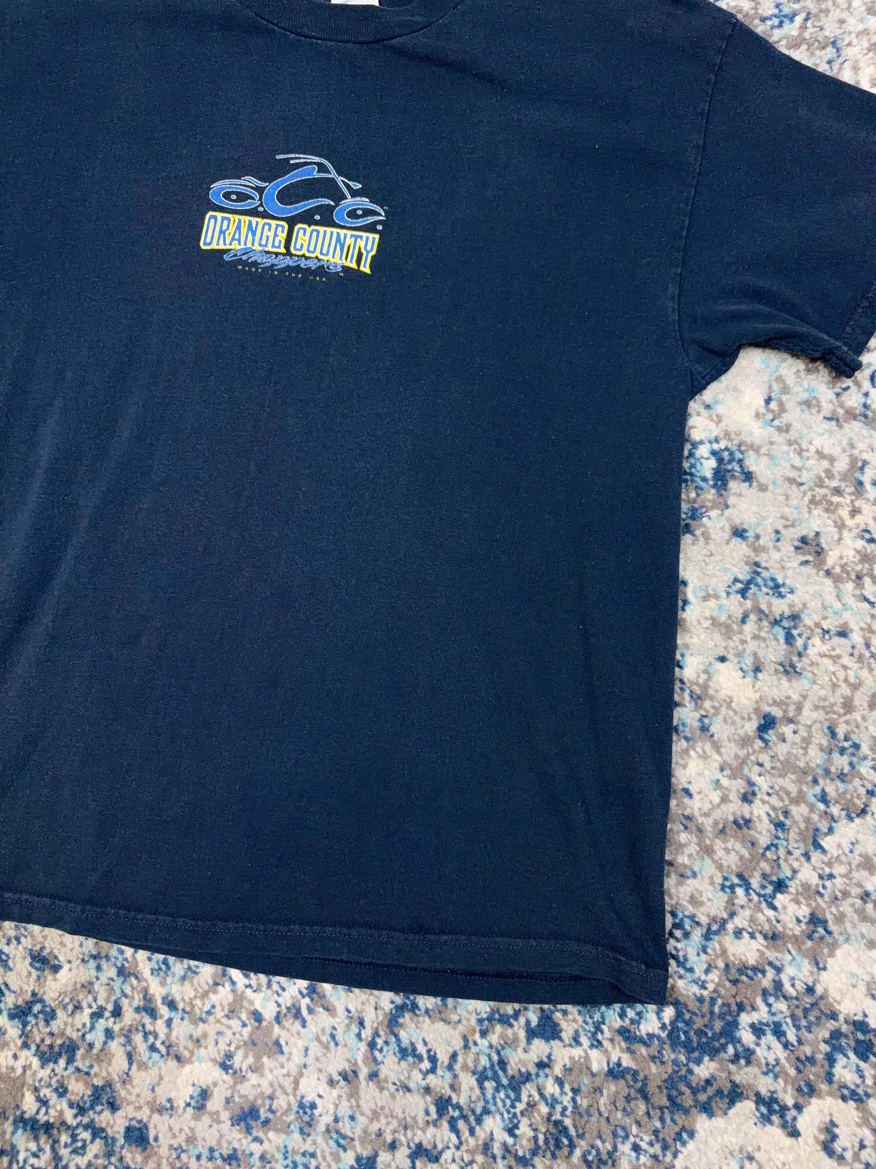 Vintage 2004 Orange County Choppers Made In The USA Graphic T-Shirt Size Large