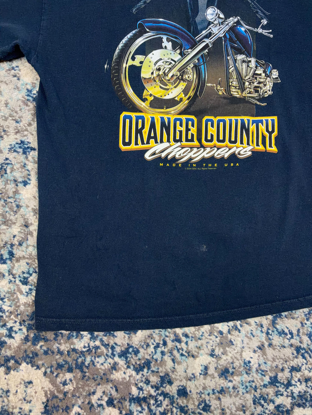 Vintage 2004 Orange County Choppers Made In The USA Graphic T-Shirt Size Large