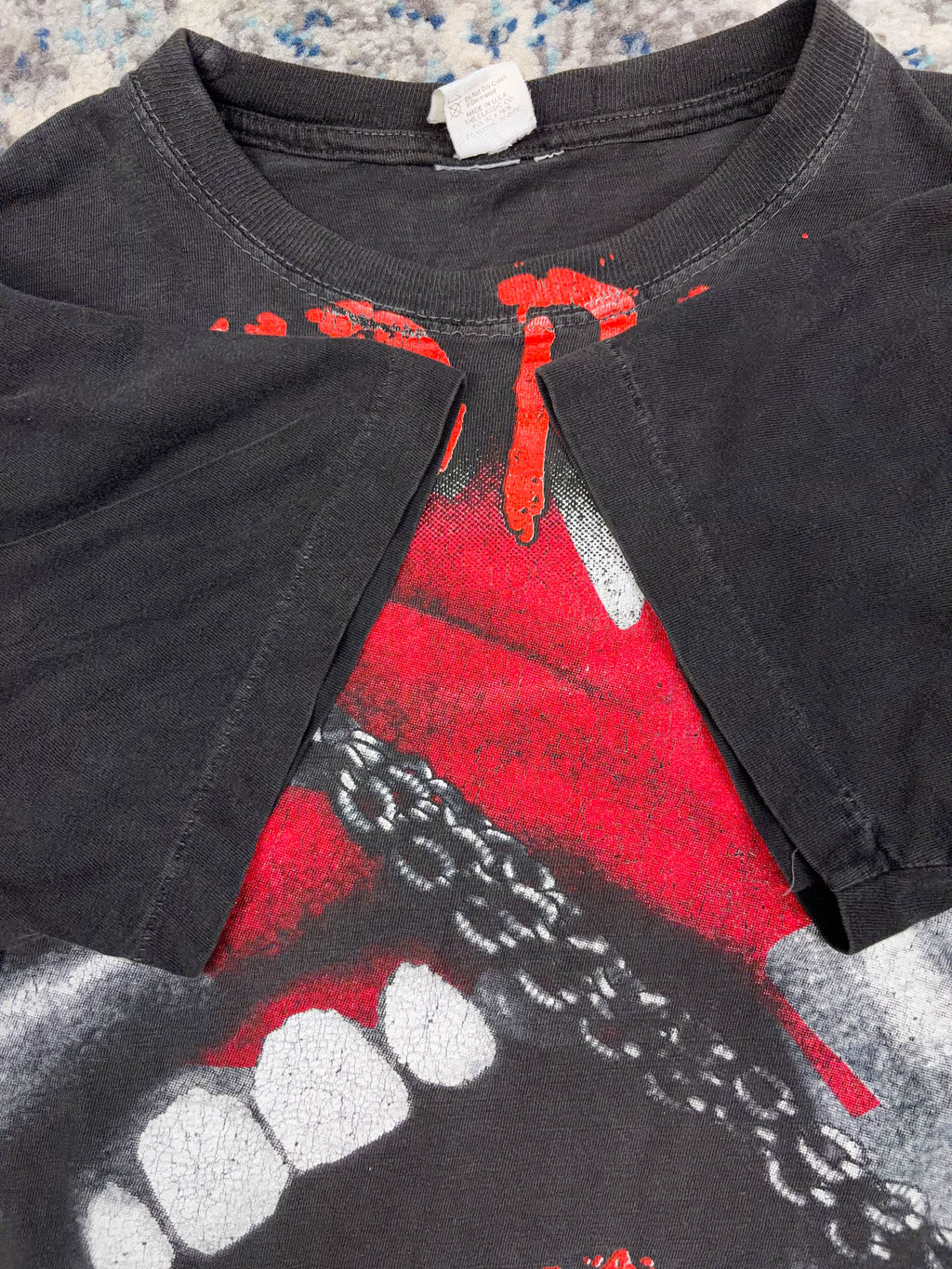 Vintage 1992 Skid Row Scream Canada Tour Heavy Metal Music Tour T-Shirt Size XL