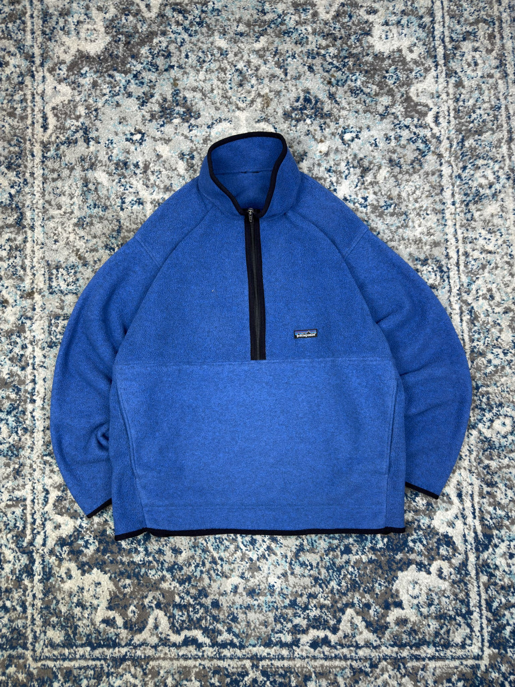 Vintage 90s Patagonia Synchilla 1/2 Zip Fleece Sweatshirt Size Large