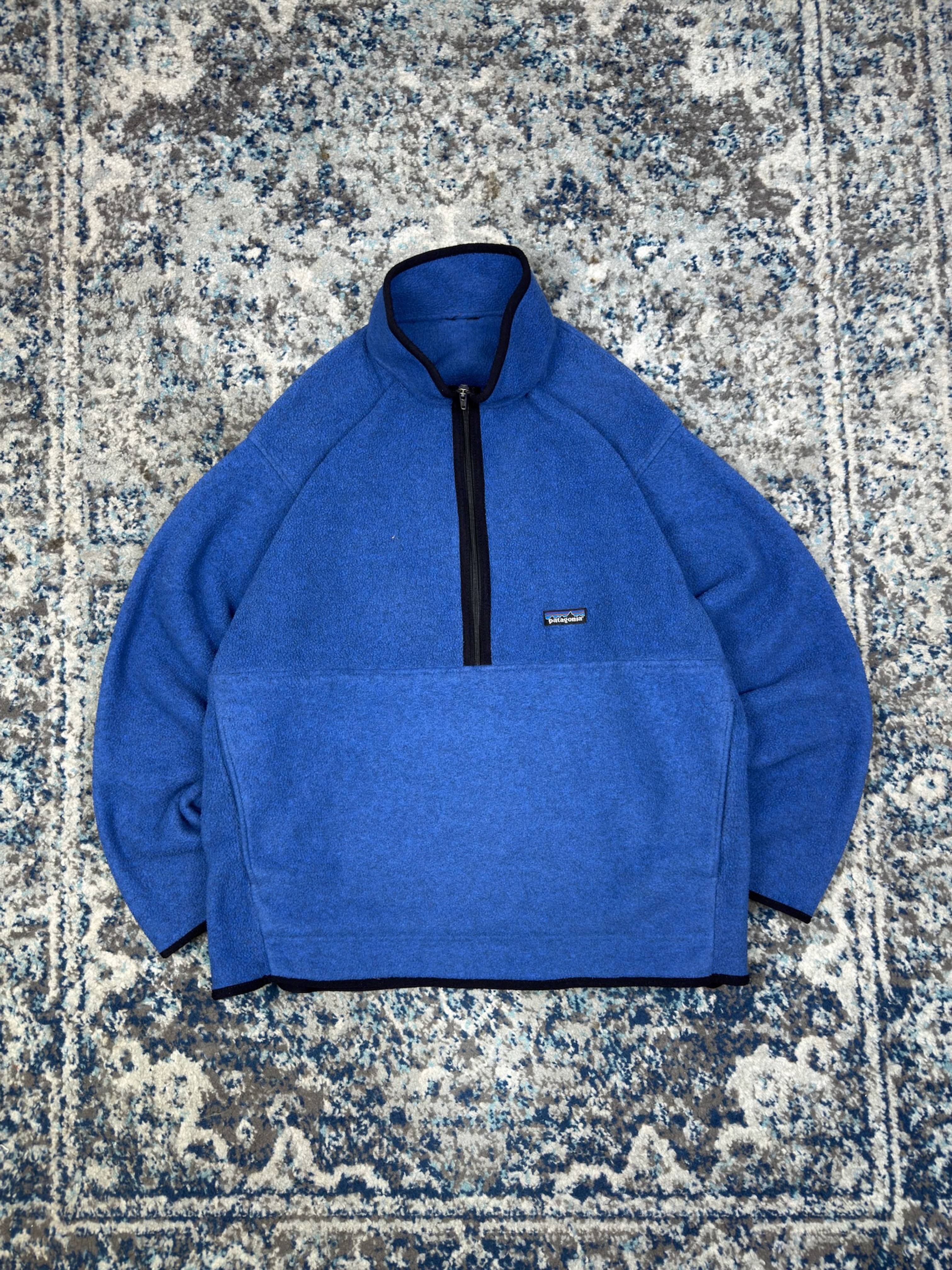 Vintage 90s Patagonia Synchilla 1/2 Zip Fleece Sweatshirt Size Large