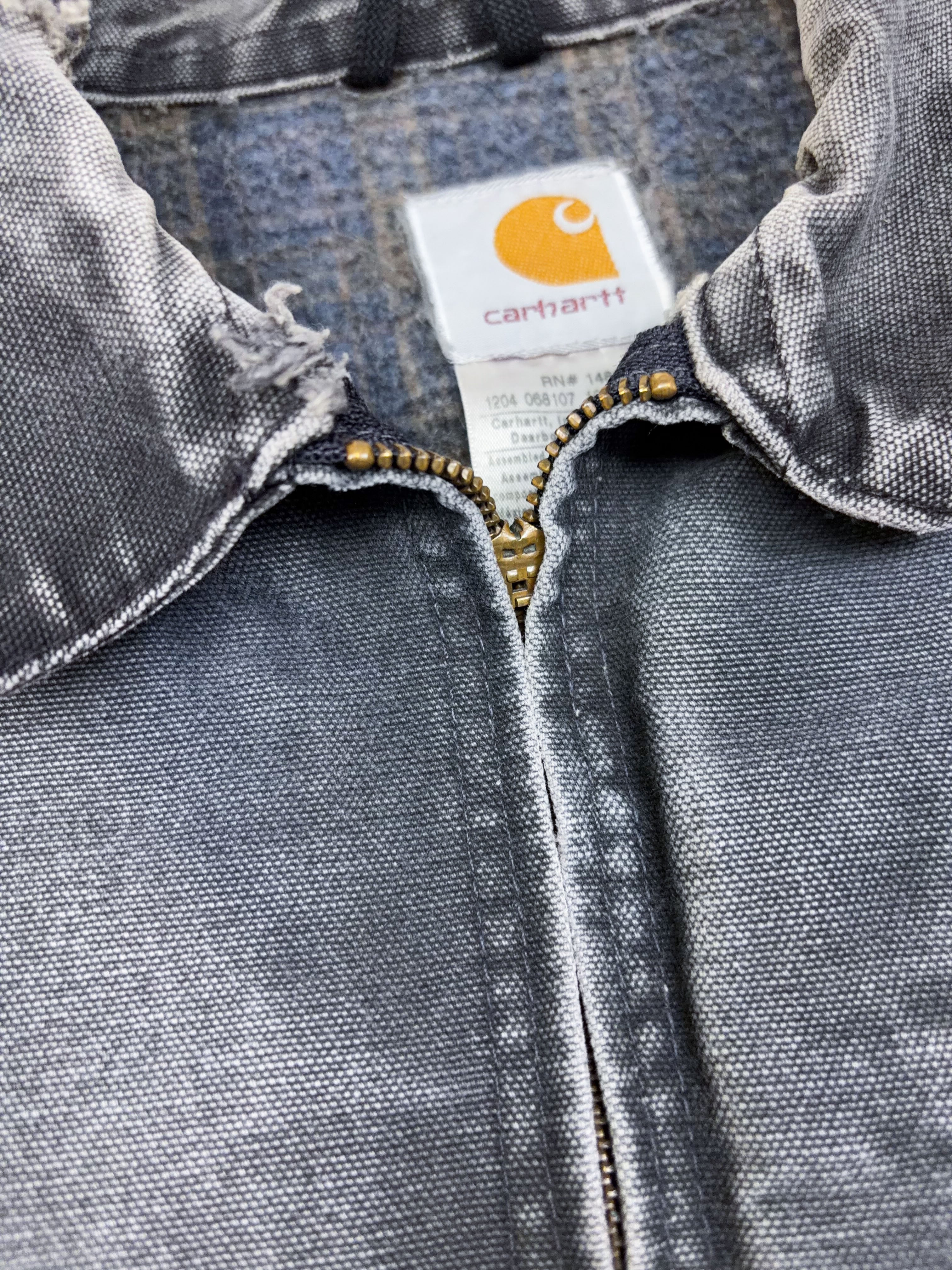 Vintage Carhartt Blanket Lined Canvas Workwear Detroit Jacket J97 PTL Size 4XL