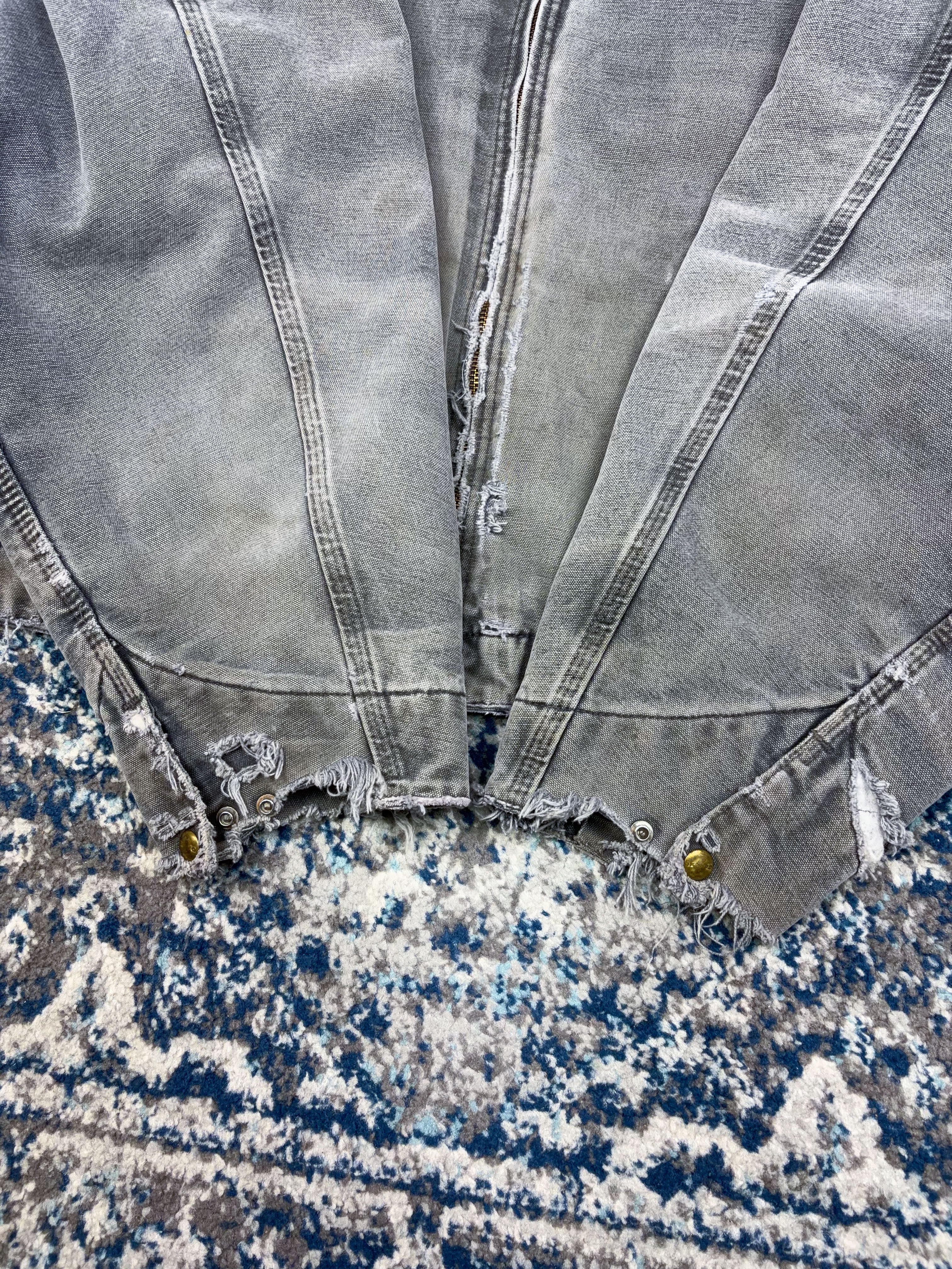 Vintage Carhartt Blanket Lined Canvas Workwear Detroit Jacket J97 PTL Size 4XL