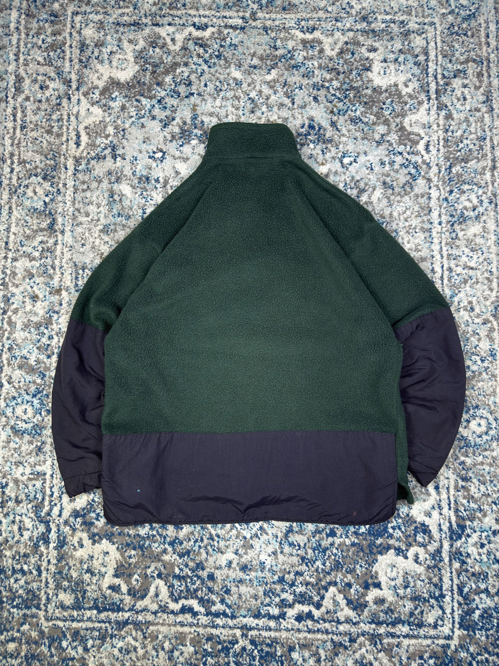 Vintage 90s Polo Sport Ralph Lauren 1/4 Zip Pullover Fleece Sweatshirt Size Medium