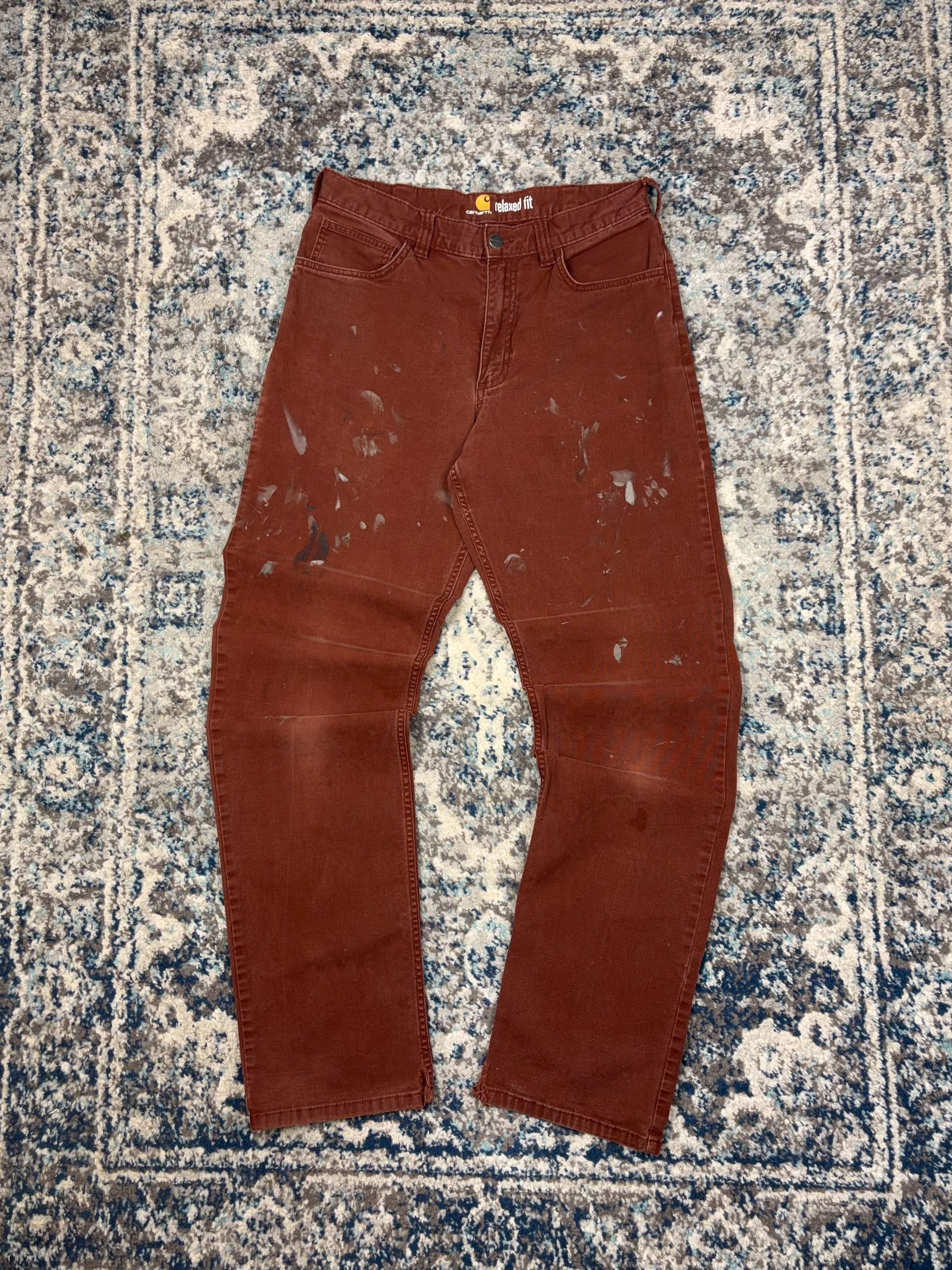 Carhartt Relaxed Fit Canvas Workwear Five Pocket Pants Size 31