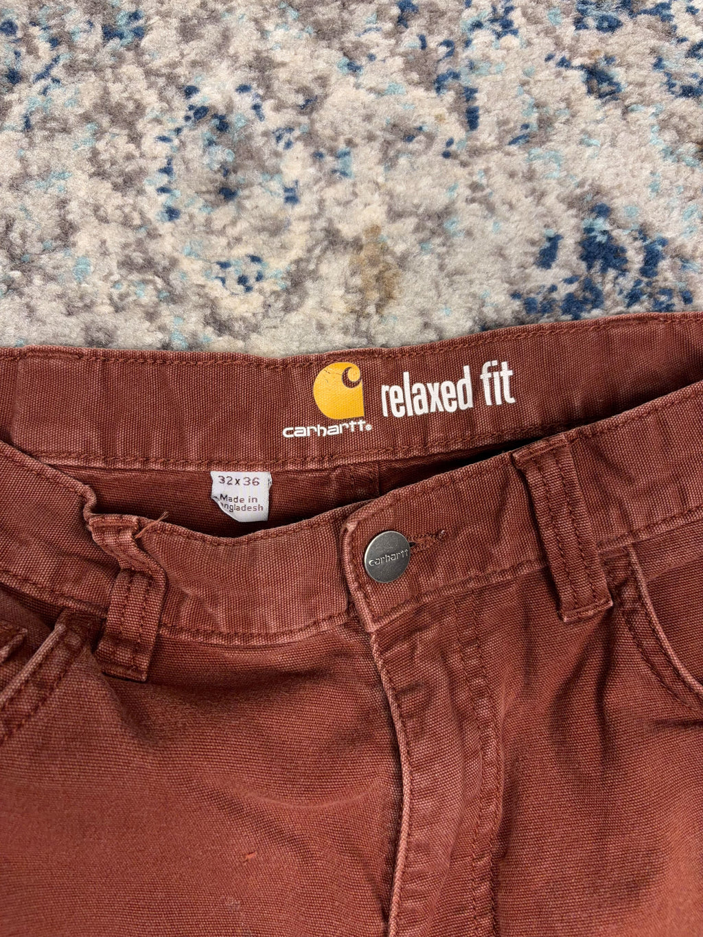 Carhartt Relaxed Fit Canvas Workwear Five Pocket Pants Size 31