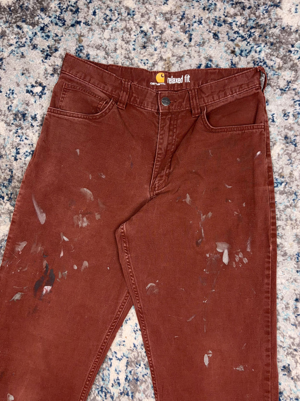 Carhartt Relaxed Fit Canvas Workwear Five Pocket Pants Size 31