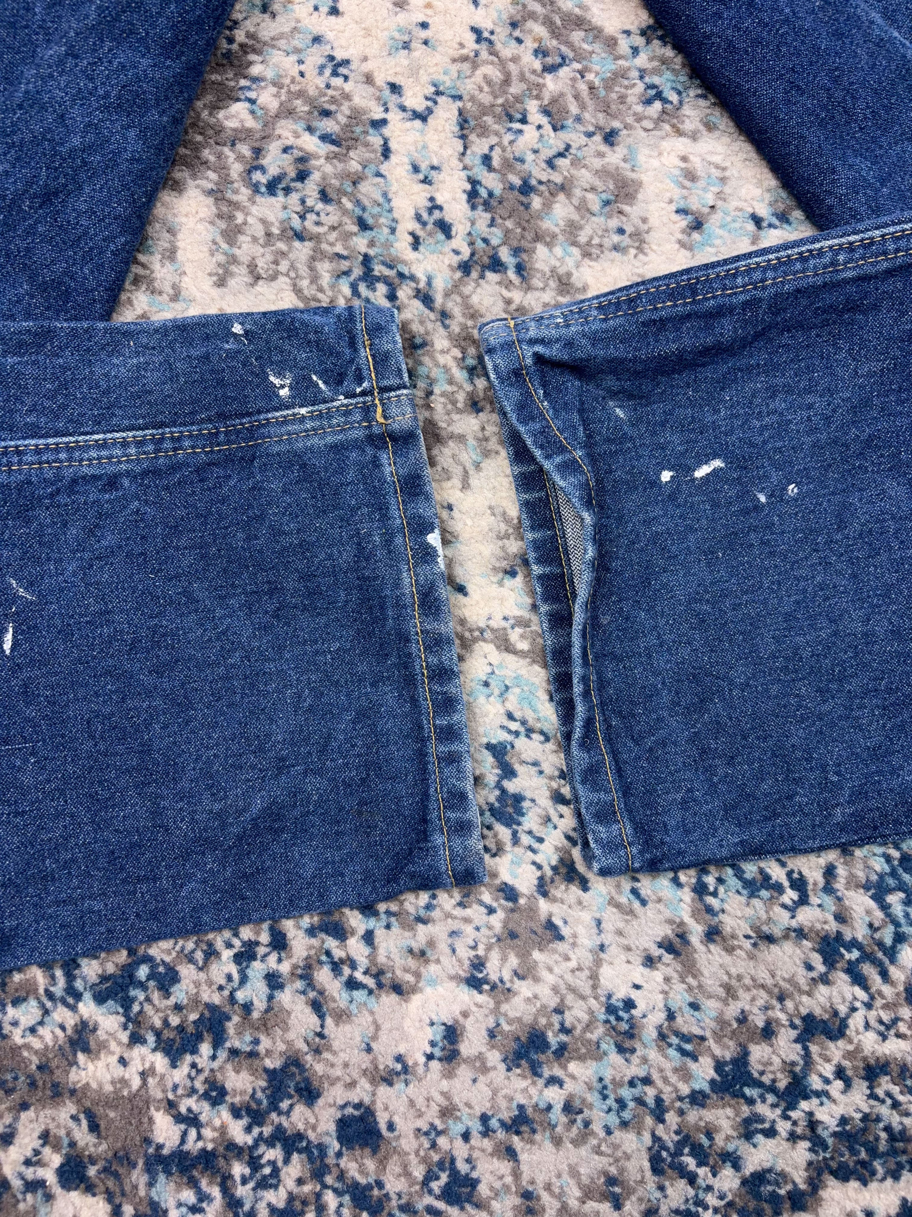 Vintage Carhartt FR Relaxed Fit Dark Wash Denim Workwear Pants Size
