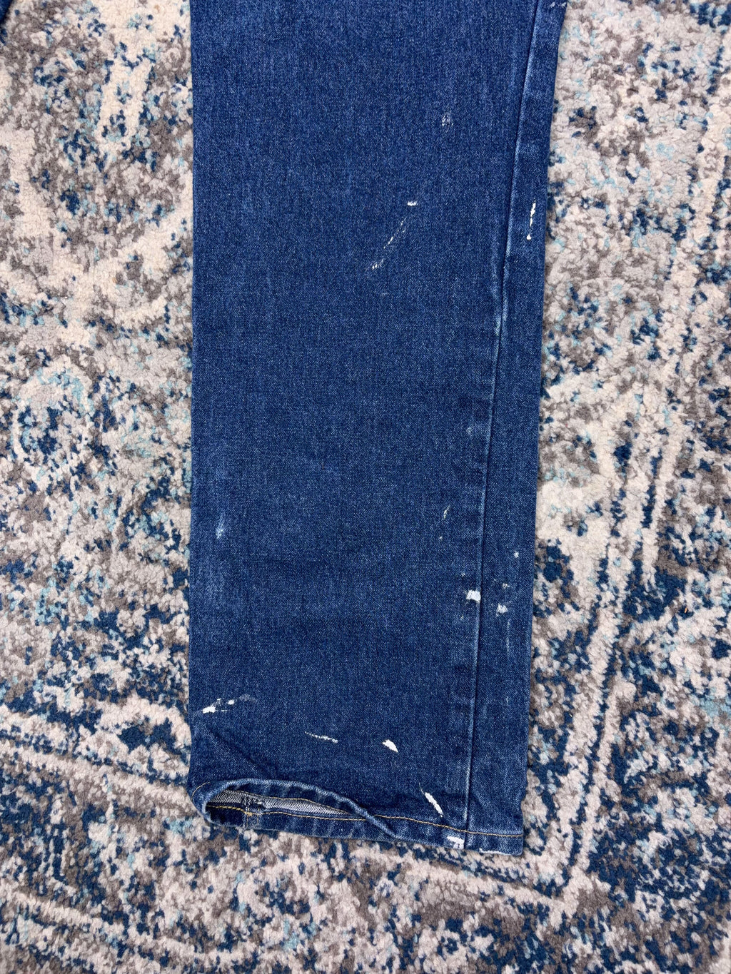 Vintage Carhartt FR Relaxed Fit Dark Wash Denim Workwear Pants Size