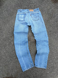 Vintage 90s Levis Orange Tab Straight Fit Light Wash Denim Pants Size 33