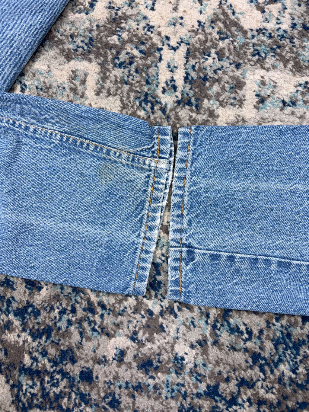 Vintage 90s Levis Orange Tab Straight Fit Light Wash Denim Pants Size 33