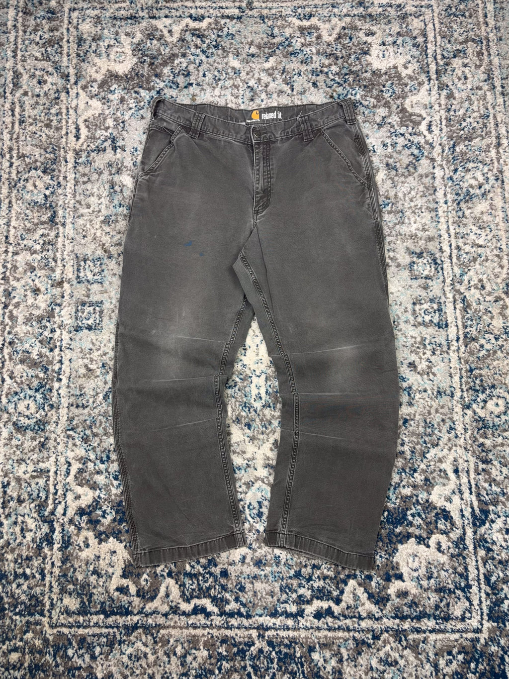 Carhartt Relaxed Fit Canvas Workwear Five Pocket Pants Size 34
