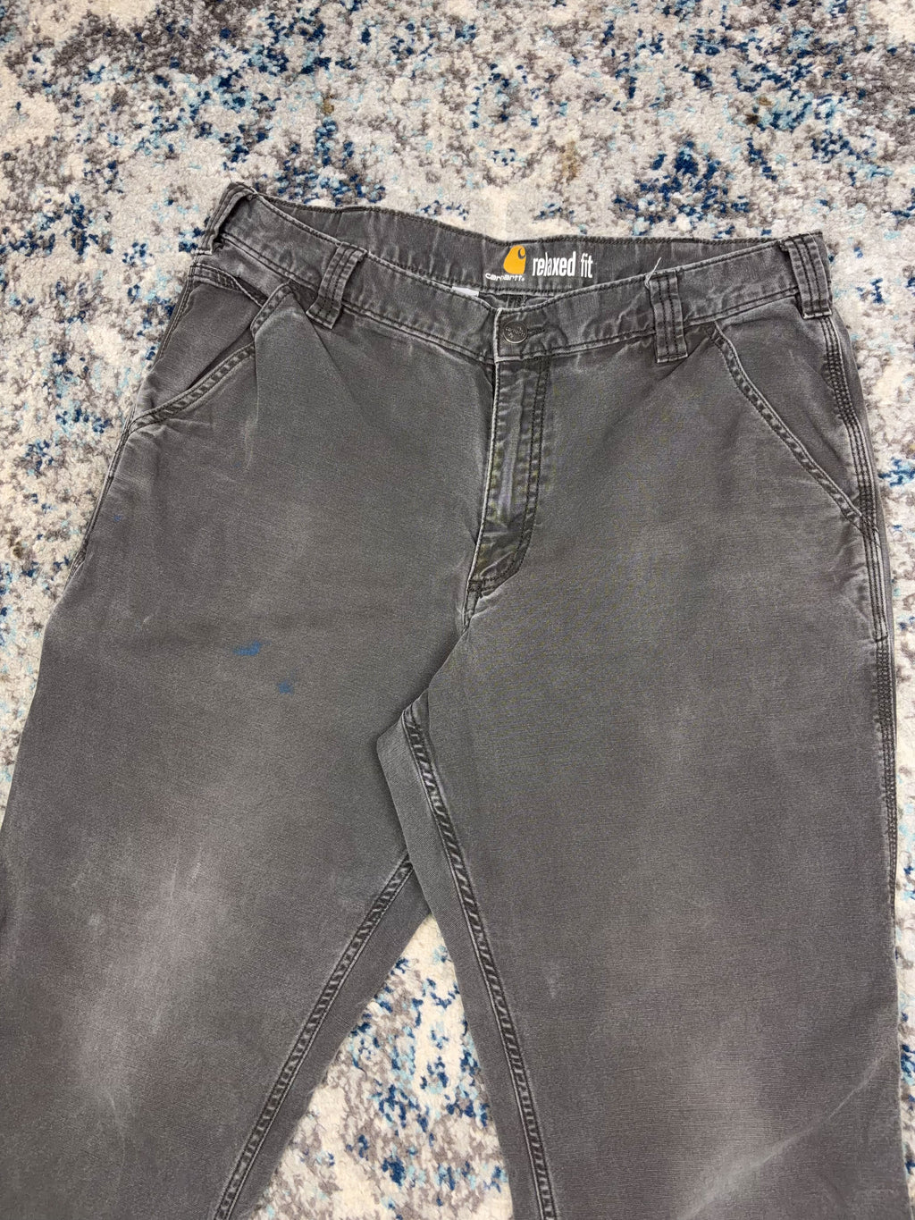 Carhartt Relaxed Fit Canvas Workwear Five Pocket Pants Size 34