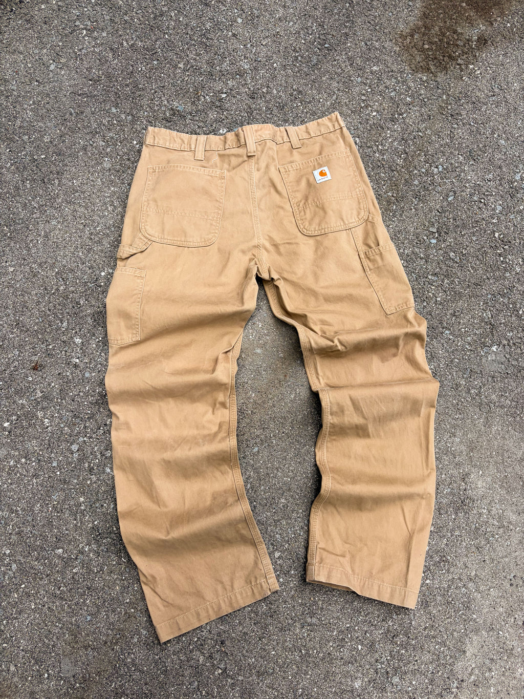 Vintage Carhartt Relaxed Fit Canvas Workwear Carpenter Pants Size 36