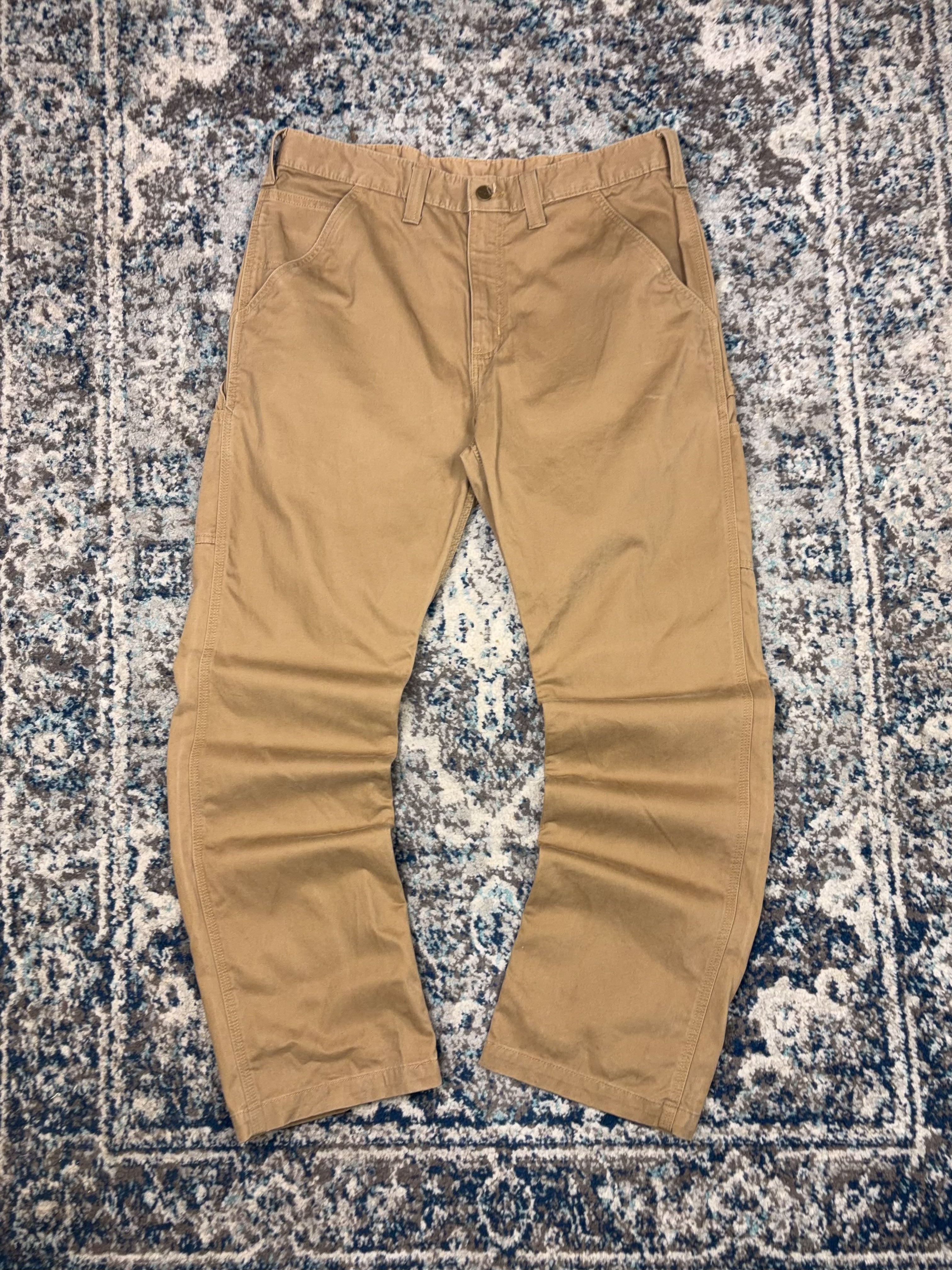 Vintage Carhartt Relaxed Fit Canvas Workwear Carpenter Pants Size 36