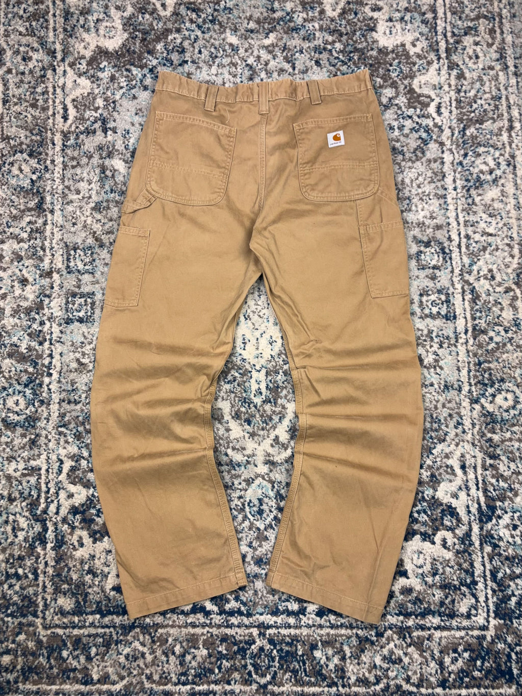 Vintage Carhartt Relaxed Fit Canvas Workwear Carpenter Pants Size 36