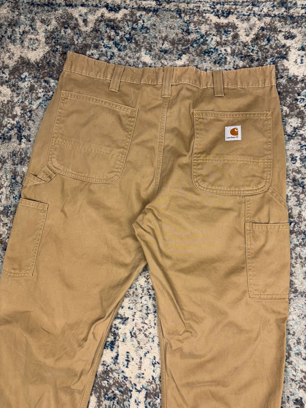 Vintage Carhartt Relaxed Fit Canvas Workwear Carpenter Pants Size 36