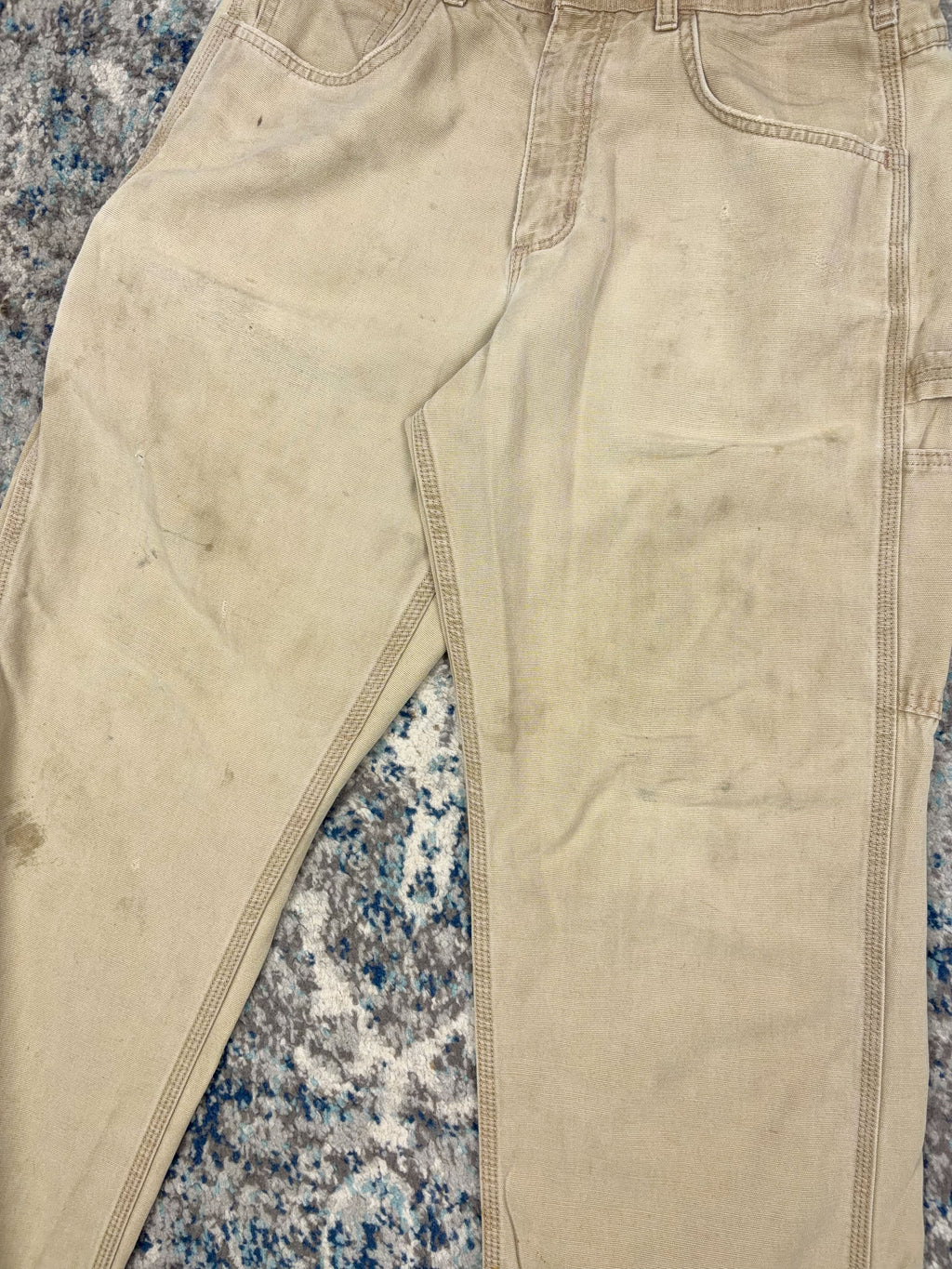 Vintage Carhartt FR Canvas Workwear Carpenter Pants Size 33