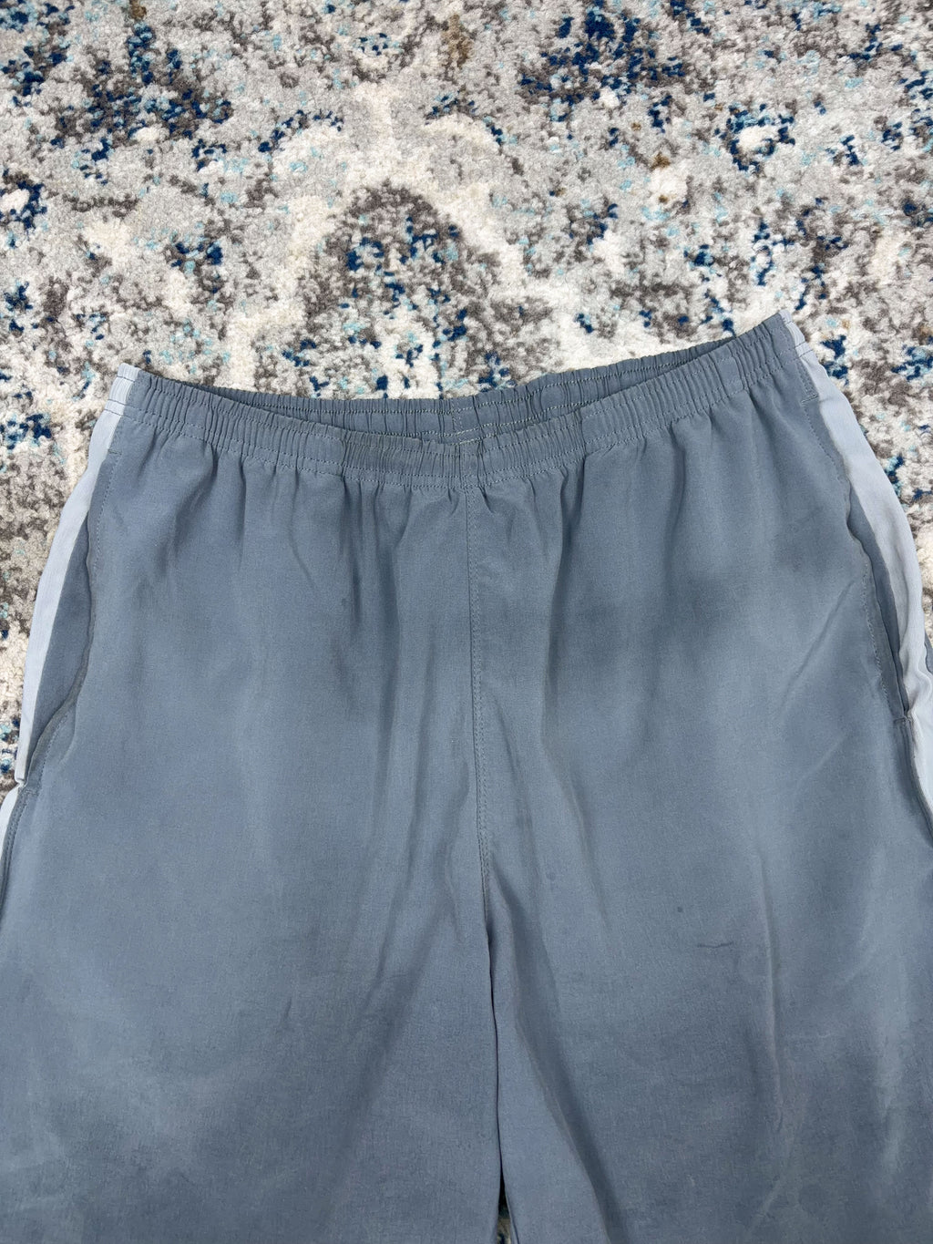 Vintage Nike Mini Swoosh Striped Lightweight Shorts Size Medium