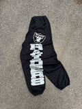 Vintage 90s Oakland Raiders NFL Logo Spellout Sweat Pants Size Large